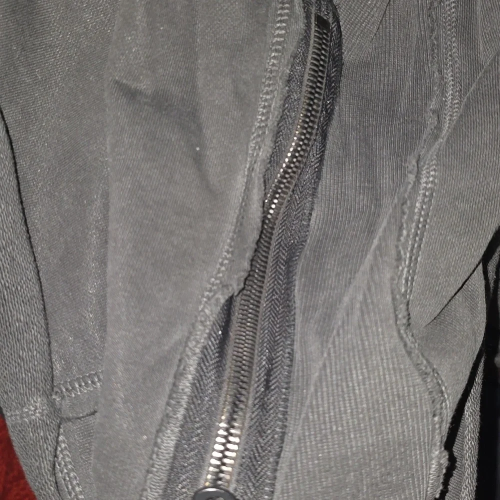 True Religion X Westbrook Layered Washed Black Gray Hoodie